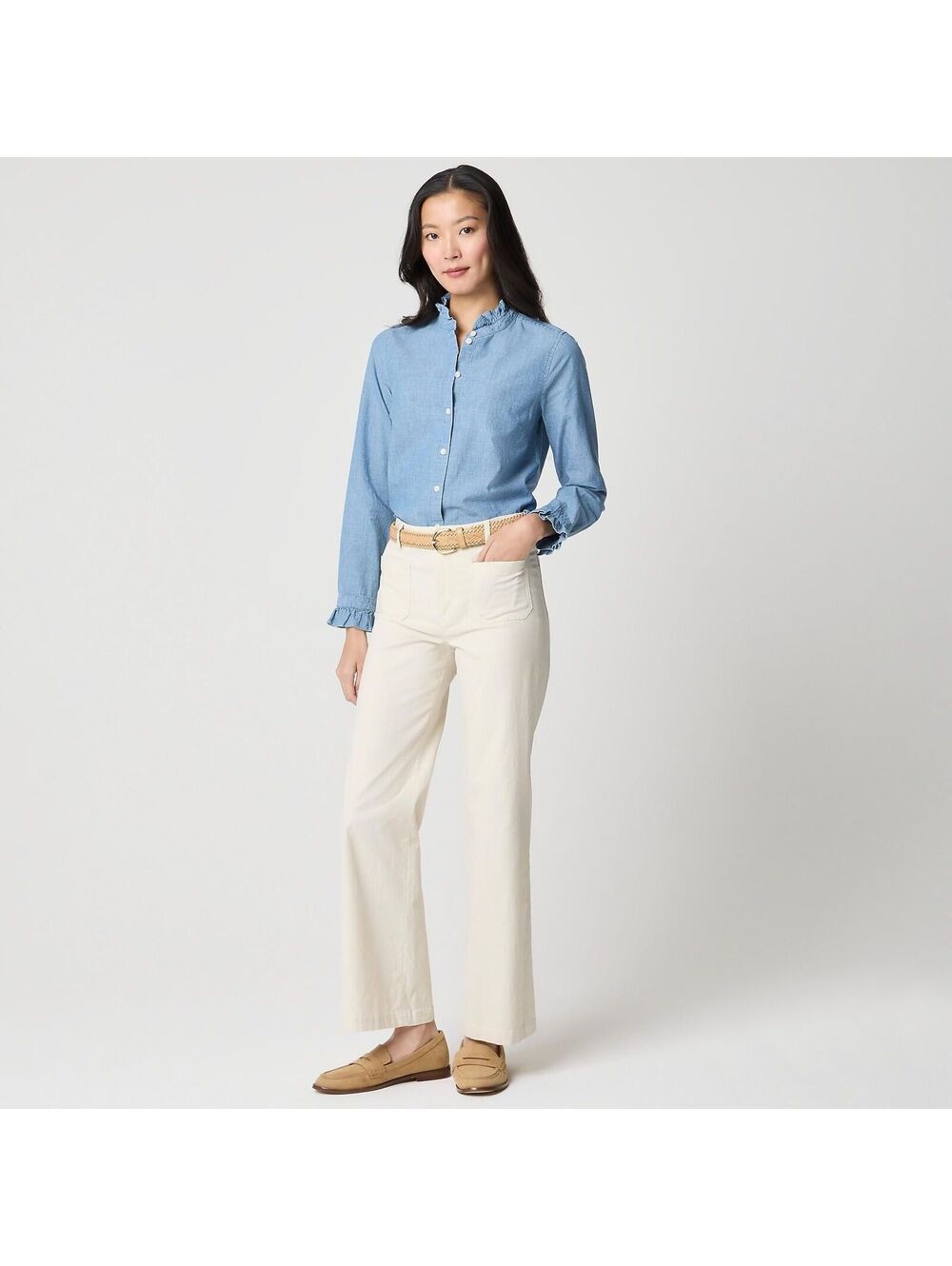 NWT J Crew Factory Lizzie Wide-Leg Pant - Size 31 Tall - MSRP $118